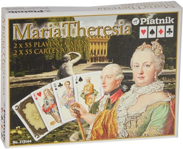 Wyjątkowe Karty do gry 2 talie PIATNIK Maria Theresia
