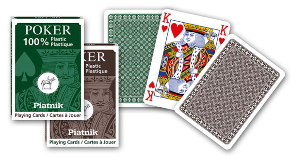 Gra Karciana Piatnik Poker 100% Plastik