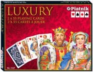 2x Karty PIATNIK LUXURY do gry  2 talie Gra Karciana