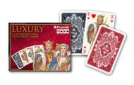 2x Karty PIATNIK LUXURY do gry  2 talie Gra Karciana