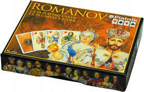 Karty Piatnik "Romanov" - Podwójna Talia do Gry Karcianej