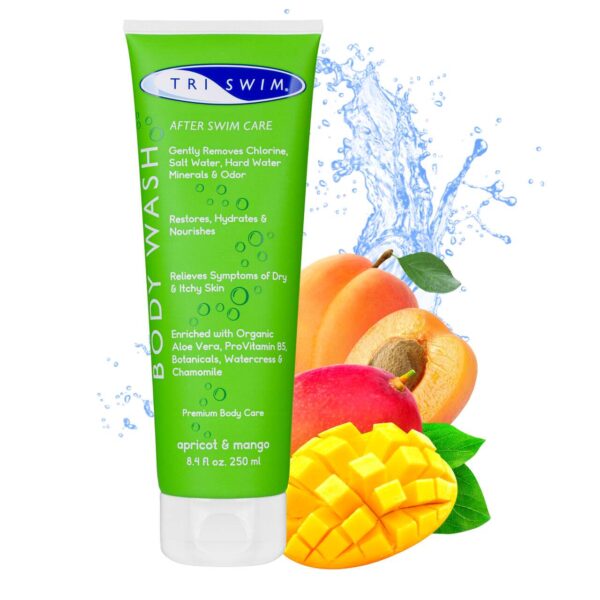 TRISWIM ŻEL DO KĄPIELI NEUTRALIZUJĄCY CHLOR 250ml APRICOT & MANGO