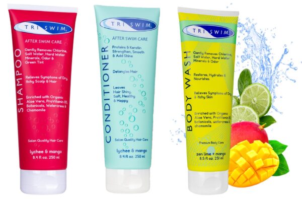 Szampon Odżywka  Żel – Zestaw Triswim