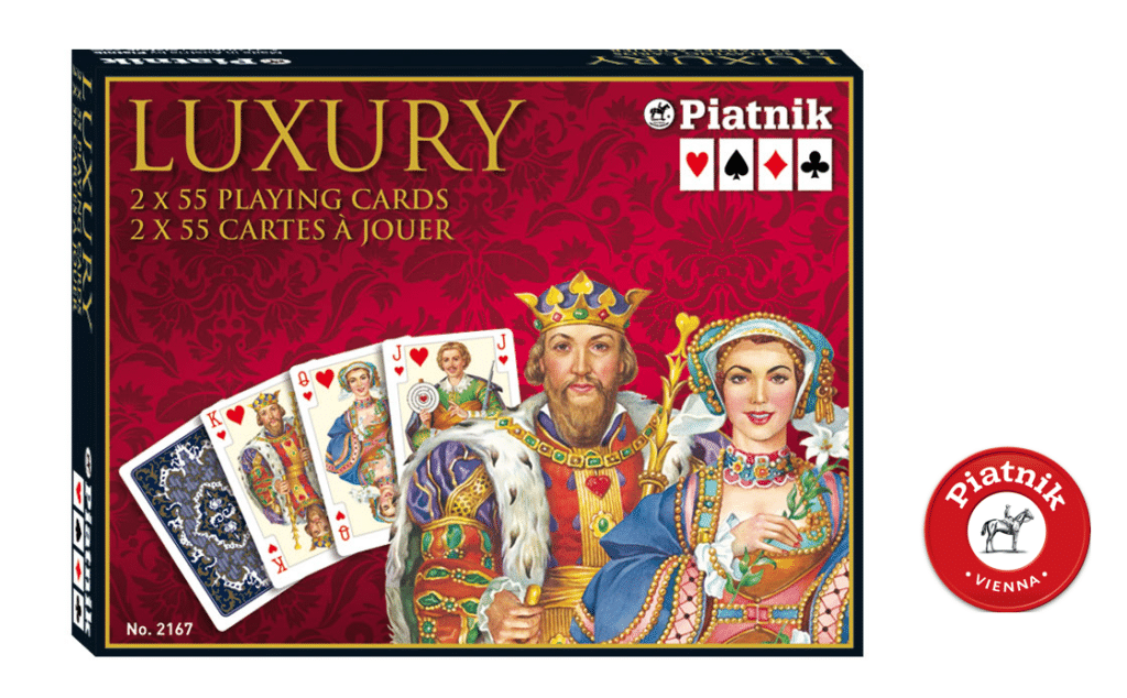 2x Karty PIATNIK LUXURY do gry  2 talie Gra Karciana