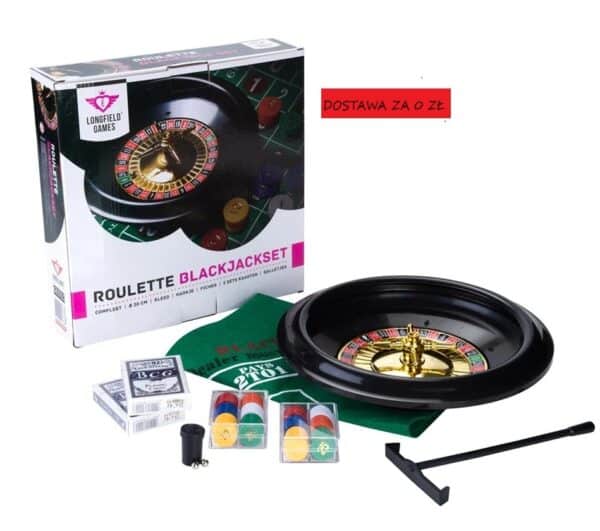 Ruletka ROULETTE 30 cm   zestaw BLACK JACK  99,90 zł