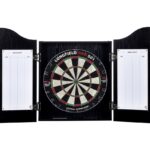 DARTS tarcza+rzutki sizalowa w szafce kolor CZARNY