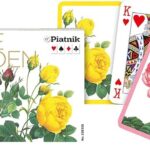 Prezentowe karty do gry Piatnik Rose Garden 2 talie, Różany ogród