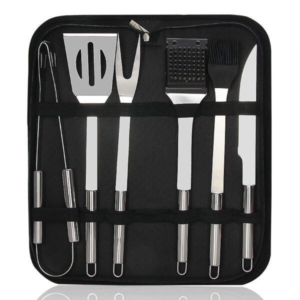 Zestaw akcesoriów do grillowania w etui – narzędzia do grillowania