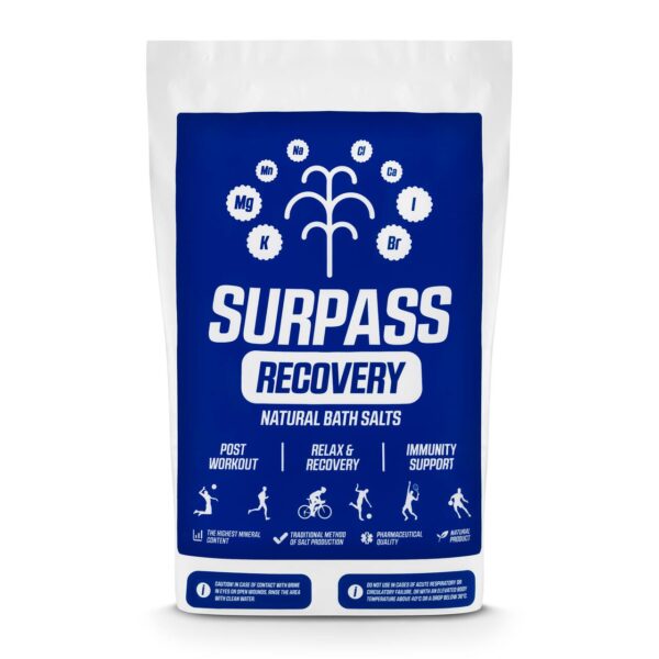 Sól do kąpieli Naturalna SURPASS  1000g