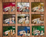Karty do Gry Piatnik Folklor - Kolekcja Luxury z Ludowymi Motywami   2 Talie