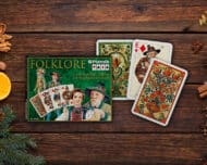 Karty do Gry Piatnik Folklor - Kolekcja Luxury z Ludowymi Motywami   2 Talie