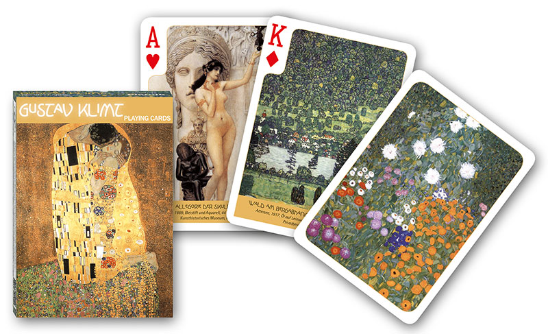 1615_l Piatnik Karty do Gry Gustav Klimt 1 Talia