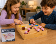 Świnki Pig Hole Game drewniana gra zręcznościowa z bambusa - obrazek 15