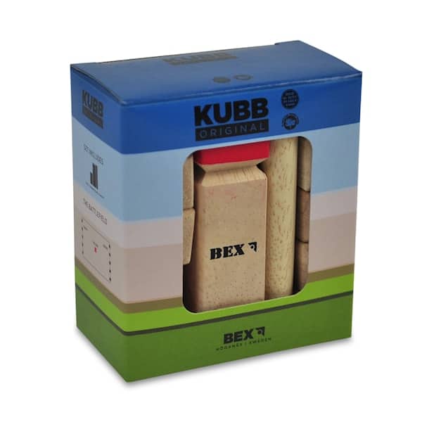 Bex Mini Gra Kubb z Drewna Kauczukowego