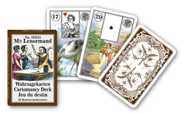 KARTY Talia do wróżenia Piatnik Mlle Lenormand