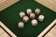 SHUT THE BOX || gra drewniana 29×29×3,5 cm || instrukcja PL