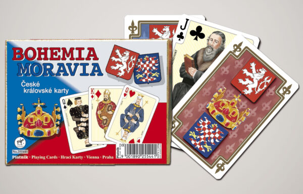 Karty Piatnik Bohemia Moravia – 2 talie ||Wizerunki Czeskich Władców