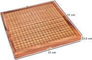 Drewniana Gra Go Strategia jak Othello Eco Zestaw 31 cm  2 Graczy