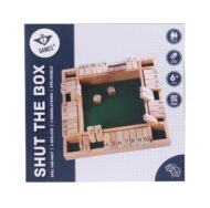 SHUT THE BOX || gra drewniana 29×29×3,5 cm || instrukcja PL