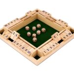 SHUT THE BOX || gra drewniana 29×29×3,5 cm || instrukcja PL