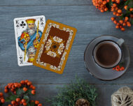 Piatnik Karty Liście dębu Poker Whist - obrazek 2