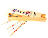 Bierki Mikado 25 cm w drewnianym pudełku-Gra zręcznościowa - obrazek 5