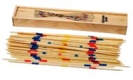 Bierki Mikado 25 cm w drewnianym pudełku-Gra zręcznościowa