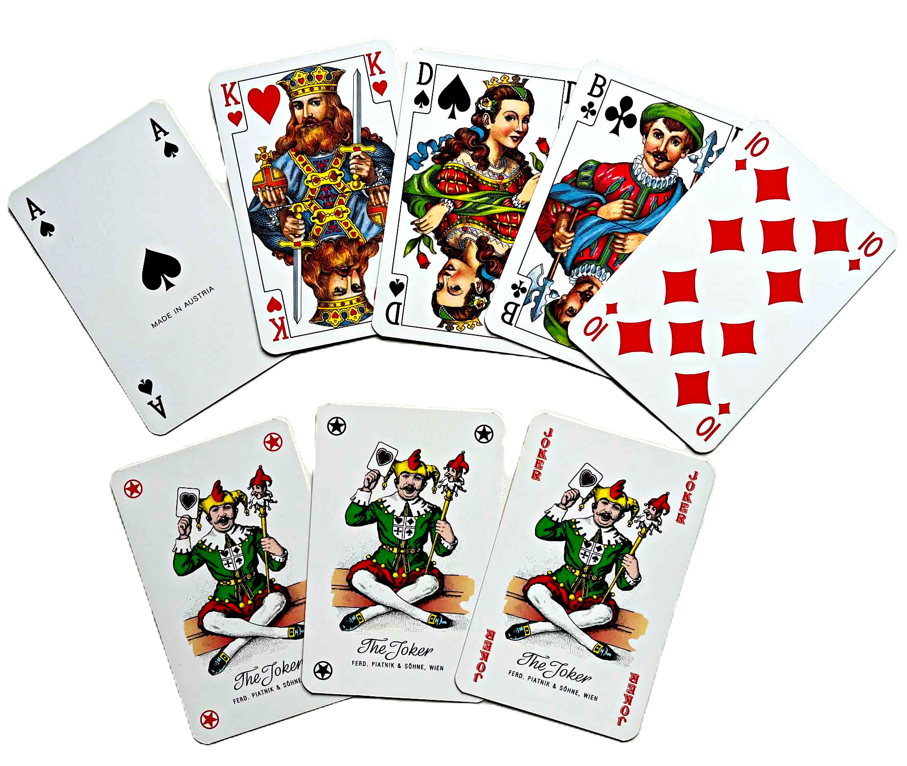 Piatnik Karty Liście dębu Poker Whist – 2 talie - obrazek 2