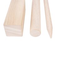 KUBB Gra Wikingów Drewniana KRÓL 30cm Ogrodowa Gra Zręcznościowa z Workiem - obrazek 5