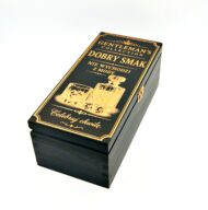 Drewniana skrzynka na Whisky-czarna, grawer „Gentleman's Collection” - obrazek 5