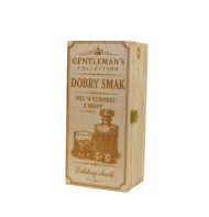 Drewniana skrzynka na Whisky alkohol – pudełko naturalne drewno - obrazek 4