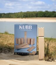 KUBB Gra Wikingów Drewniana Gra Ogrodowa Plenerowa Rodzinna Zestaw - obrazek 3