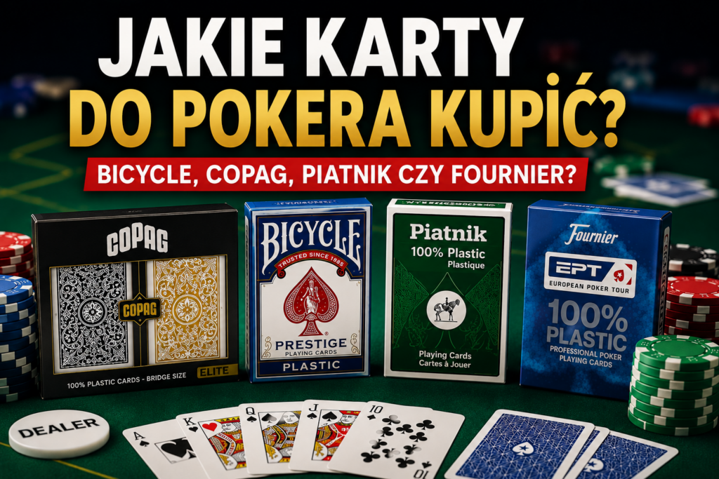 Jakie kupić karty do pokera? Piatnik, Bicycle, Copag czy Fournier